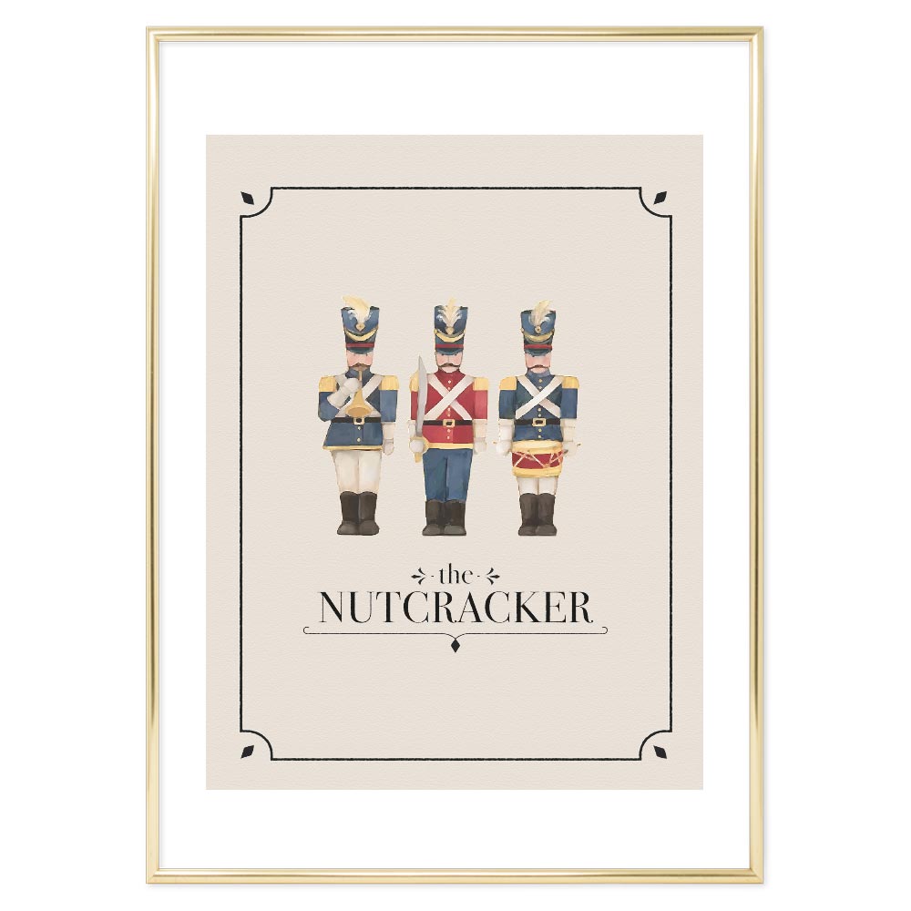 Poster Natalizio Nutcracker