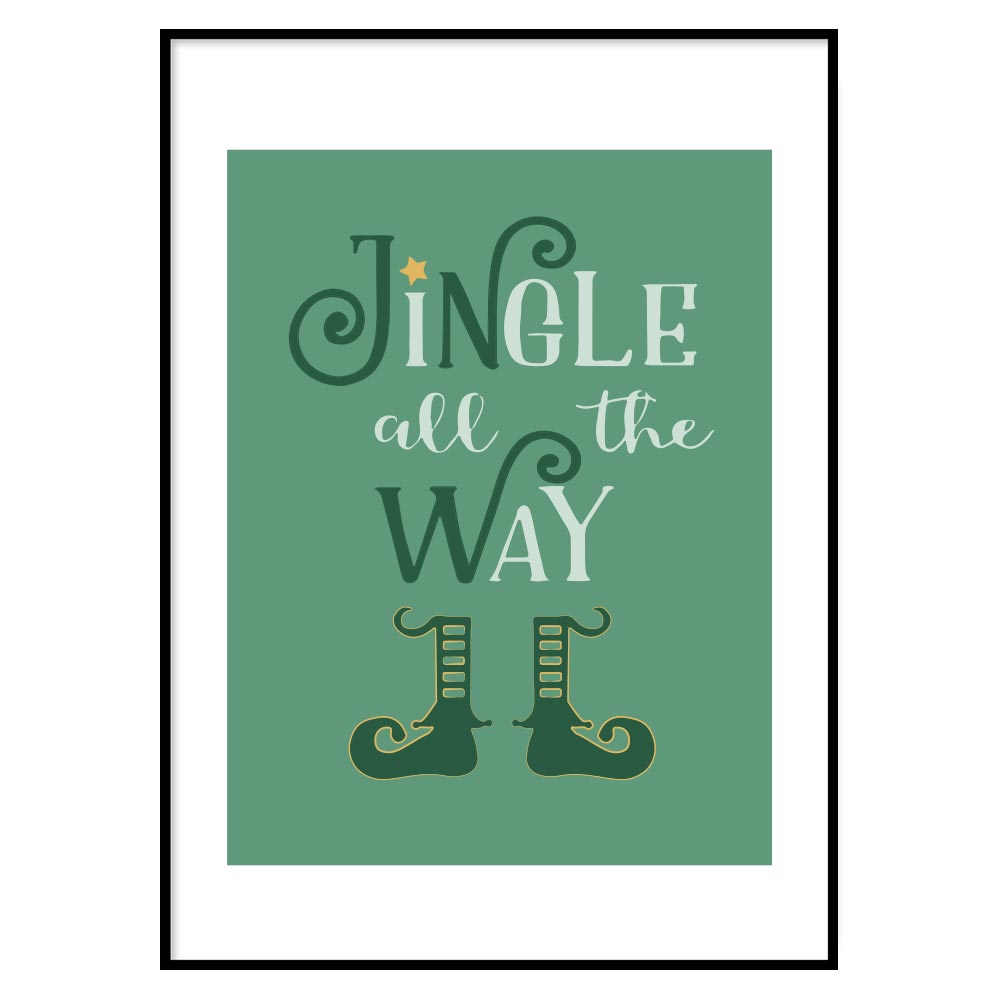 Poster Natalizio Jingle all the way