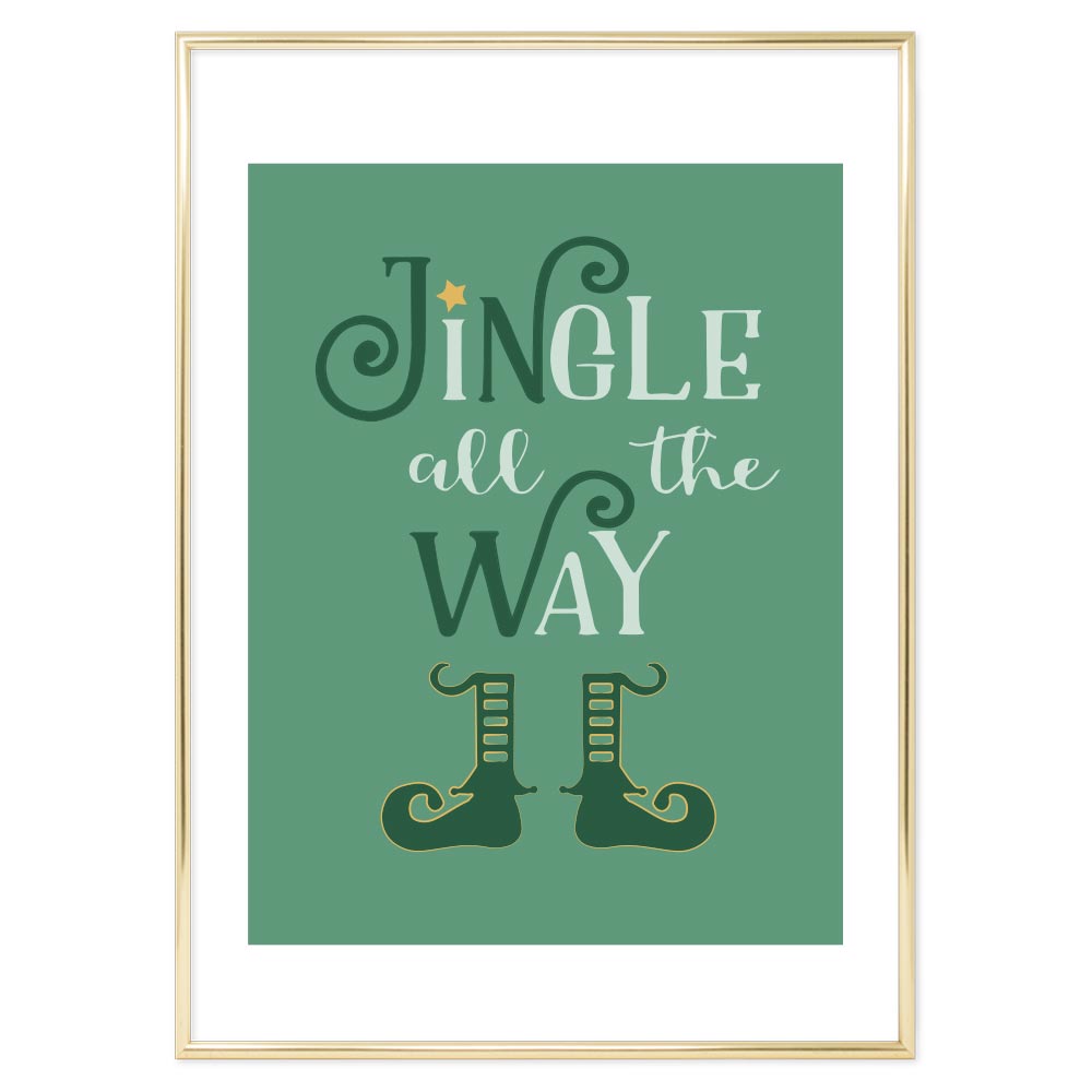 Poster Natalizio Jingle all the way