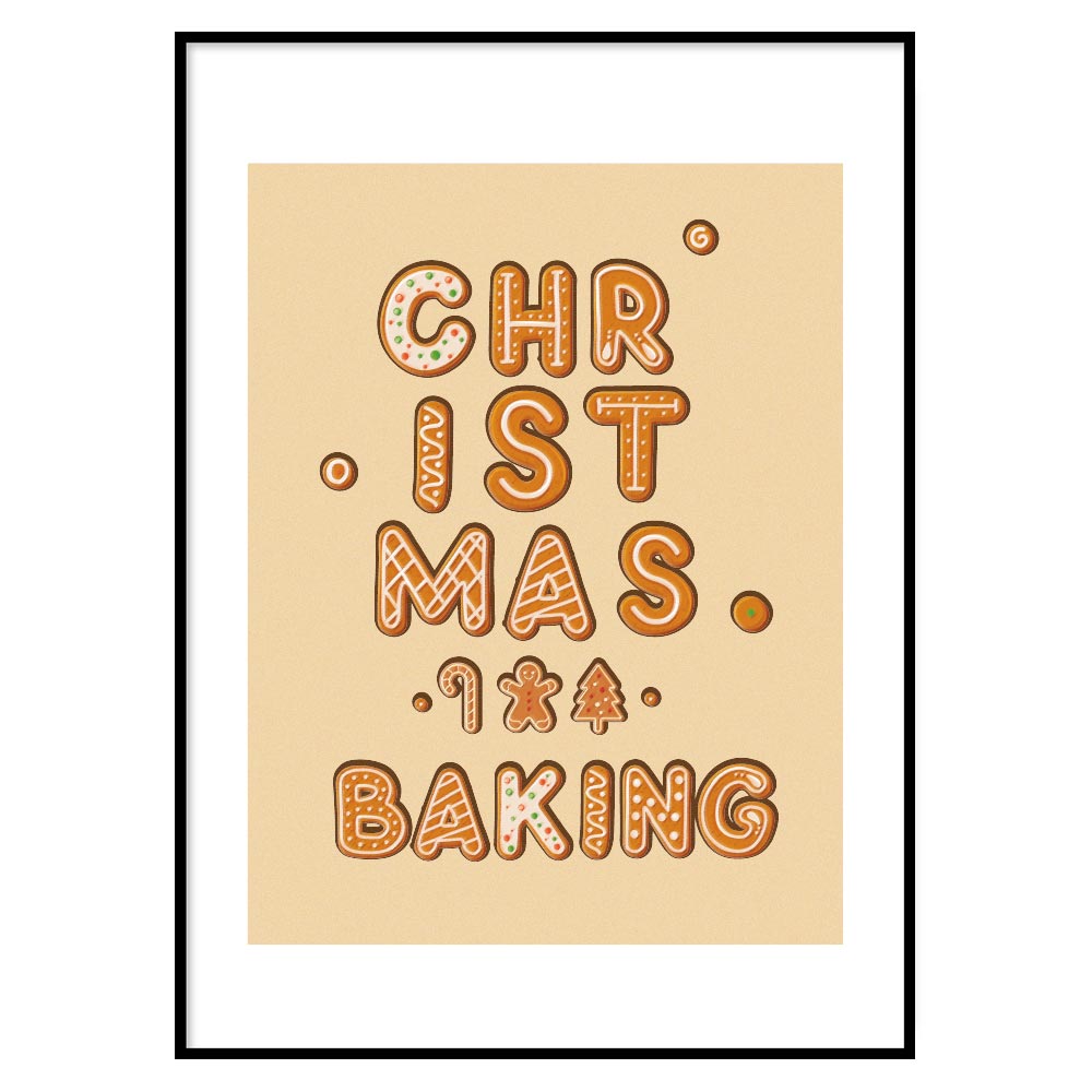 Poster Natalizio Christmas Baking