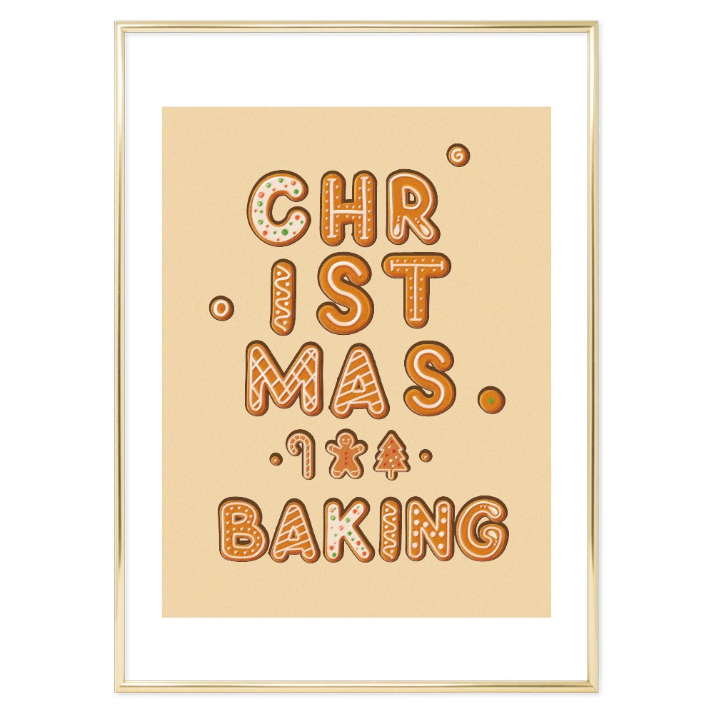 Poster Natalizio Christmas Baking