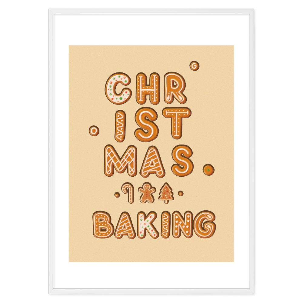 Poster Natalizio Christmas Baking