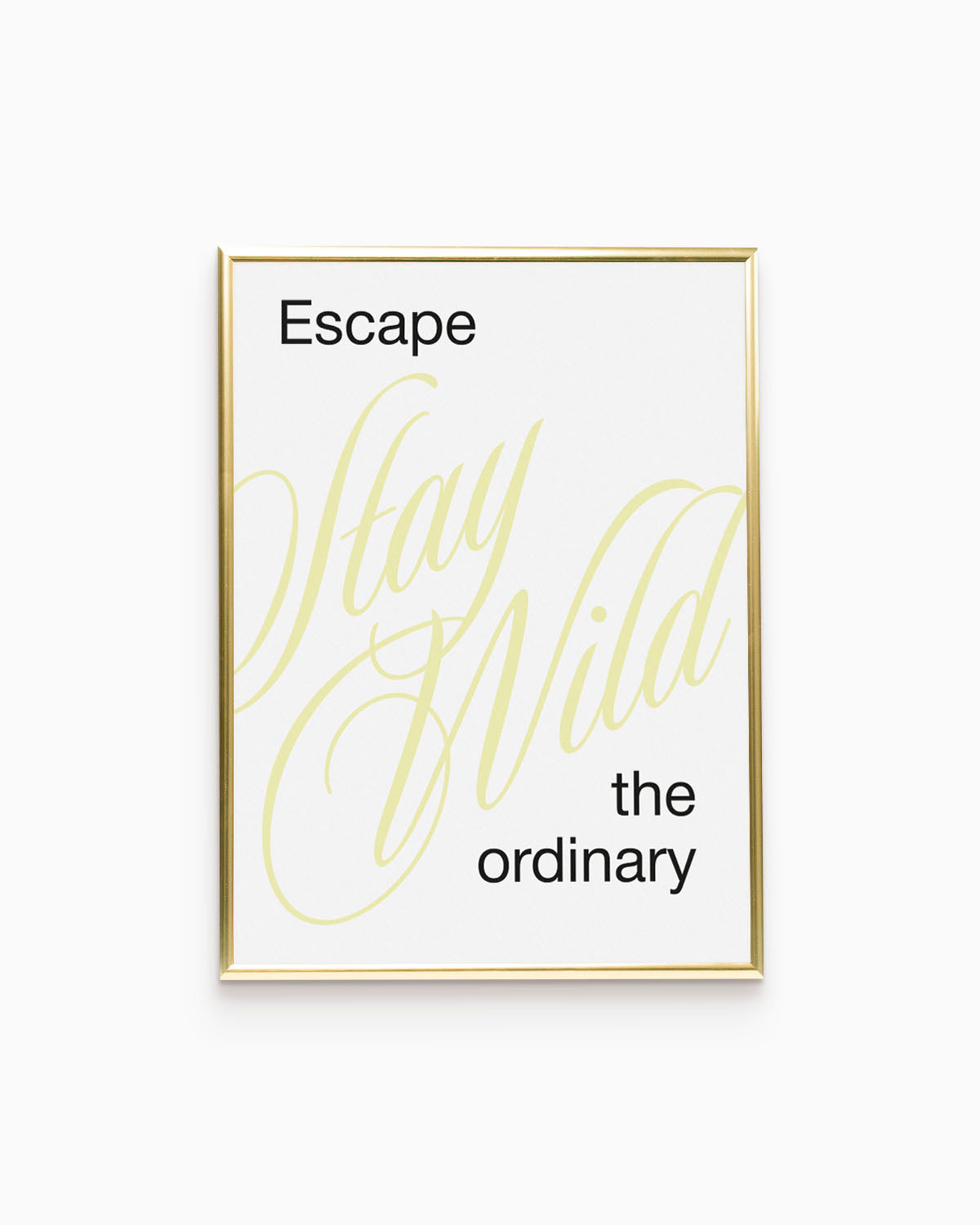poster Typography con testi e citazioni, decorazione casa ideale per ambienti moderni