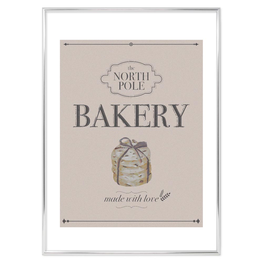 Poster Natalizio Bakery