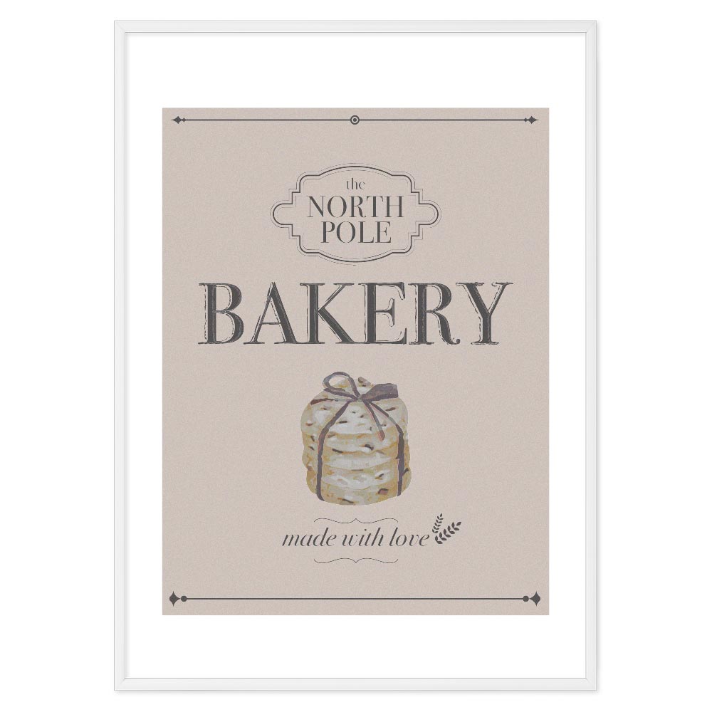Poster Natalizio Bakery