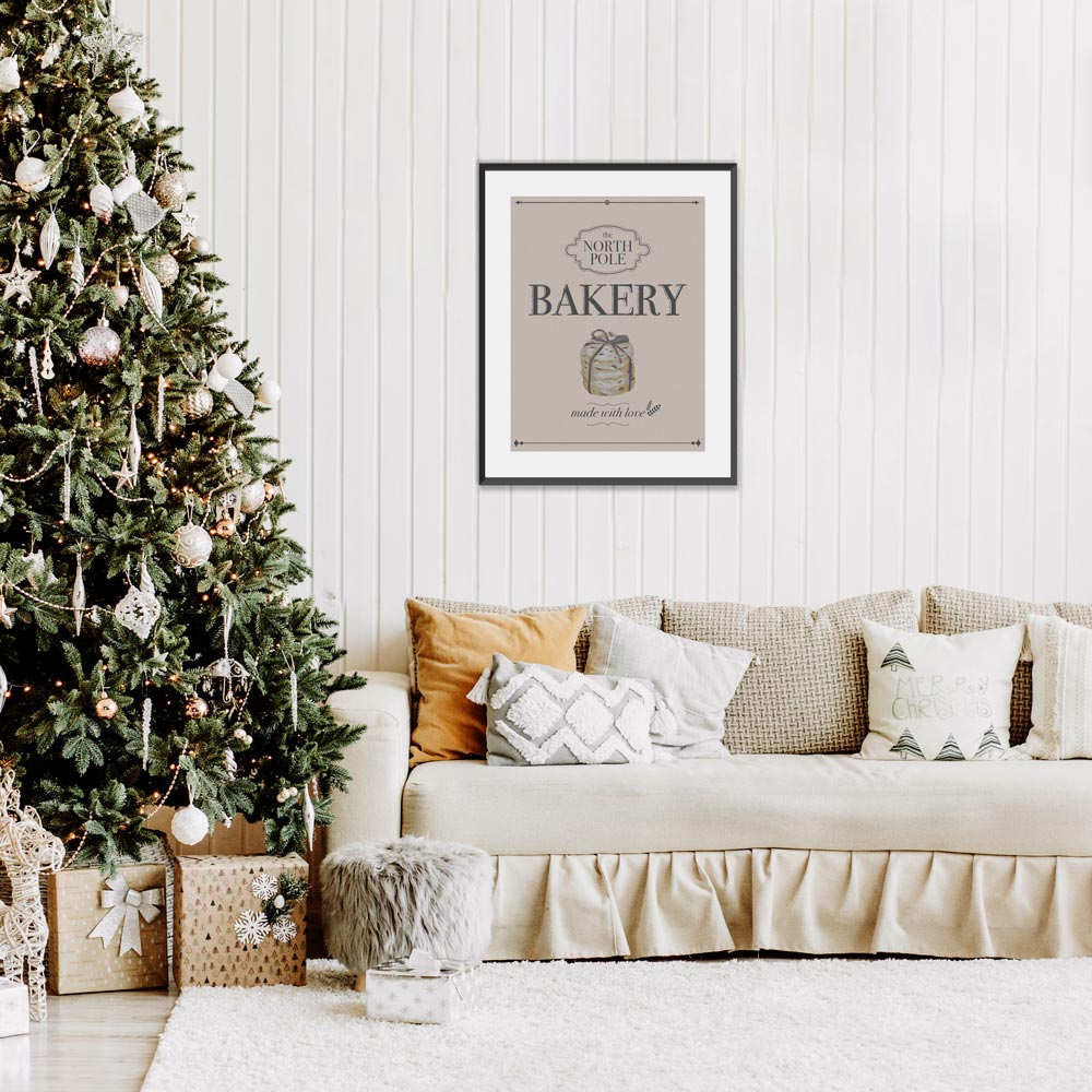 Poster Natalizio Bakery