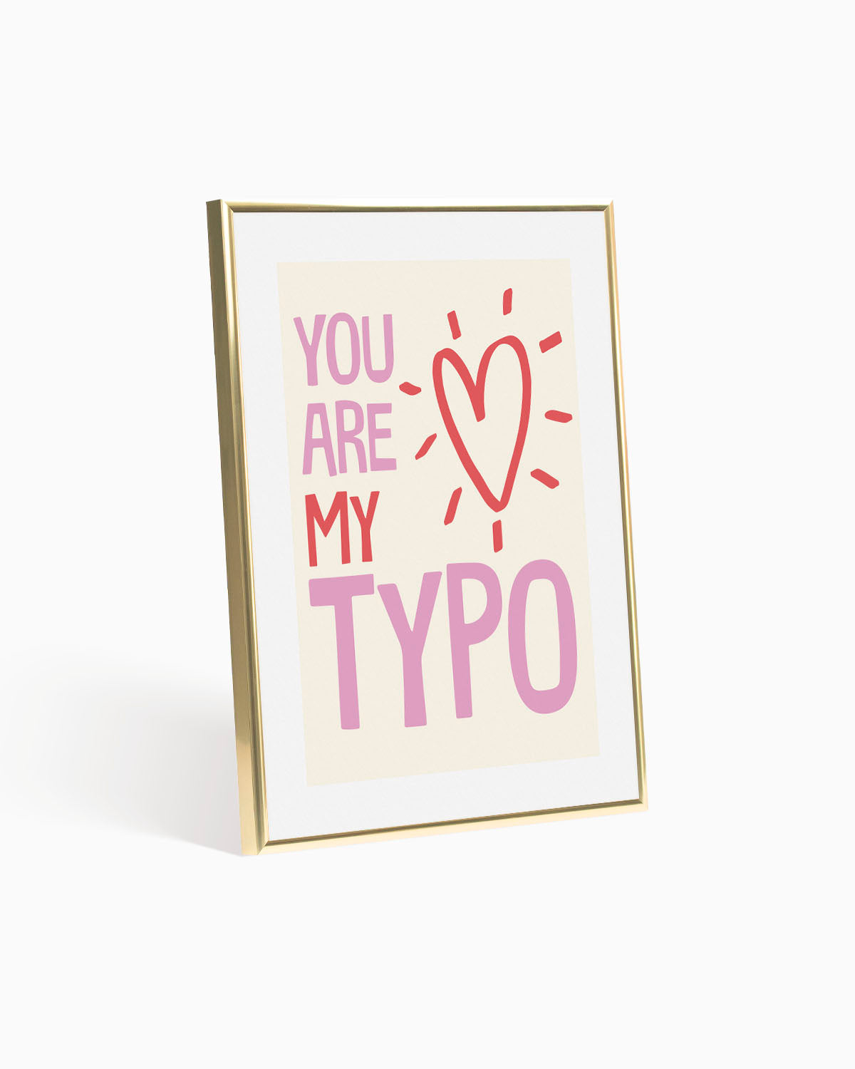 Poster You are my typo