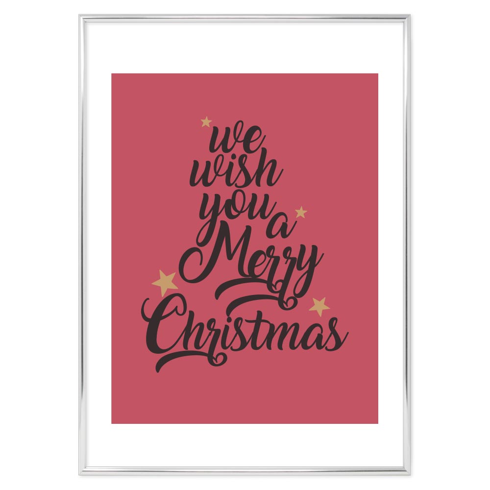 Poster Natalizio We Wish you