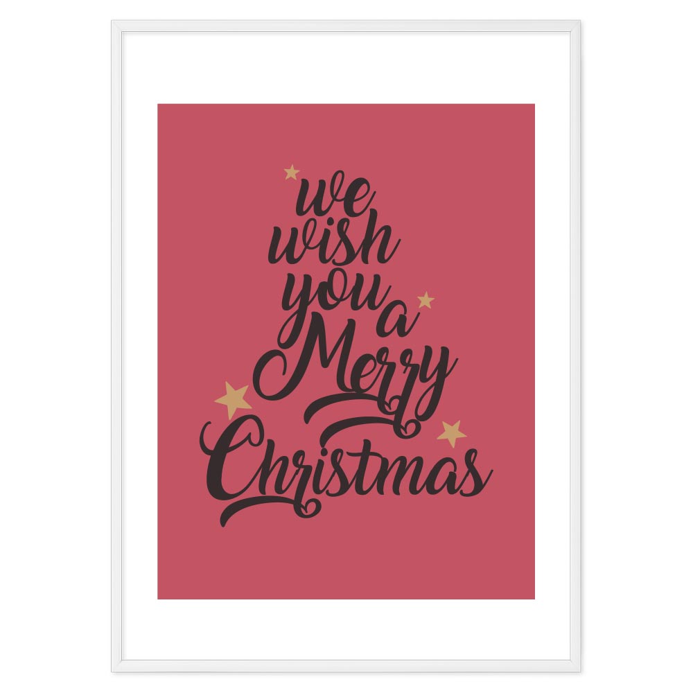 Poster Natalizio We Wish you
