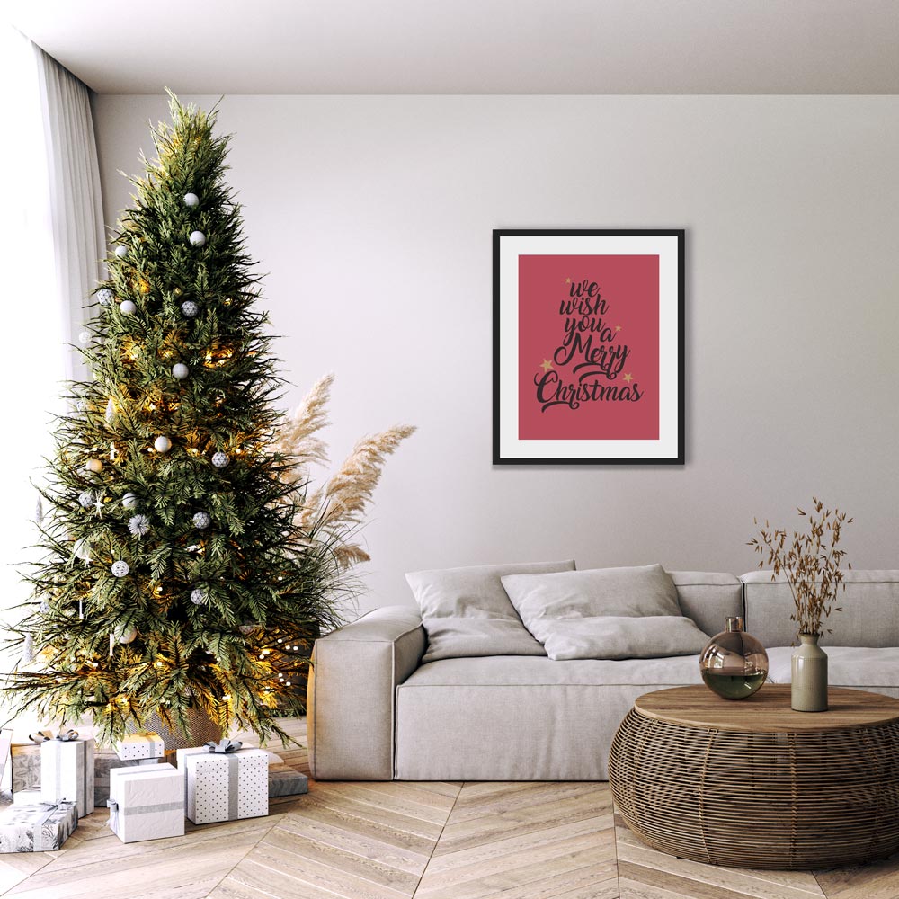 Poster Natalizio We Wish you