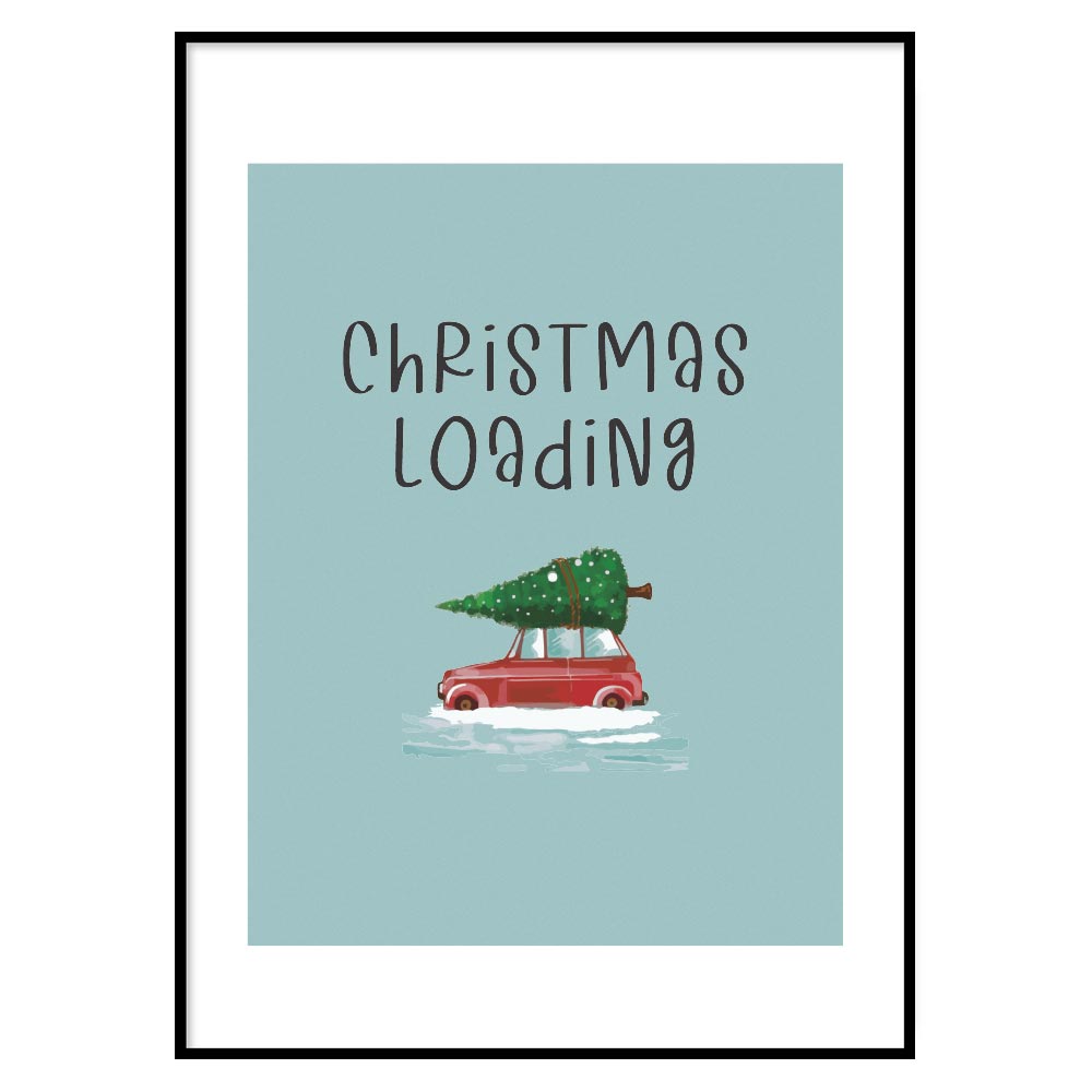 Poster Natalizio Christmas Loading