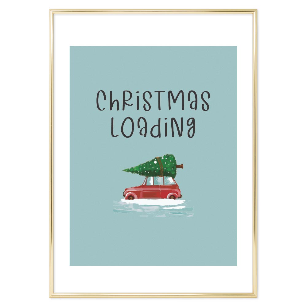 Poster Natalizio Christmas Loading