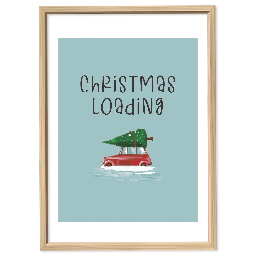 Poster Natalizio Christmas Loading
