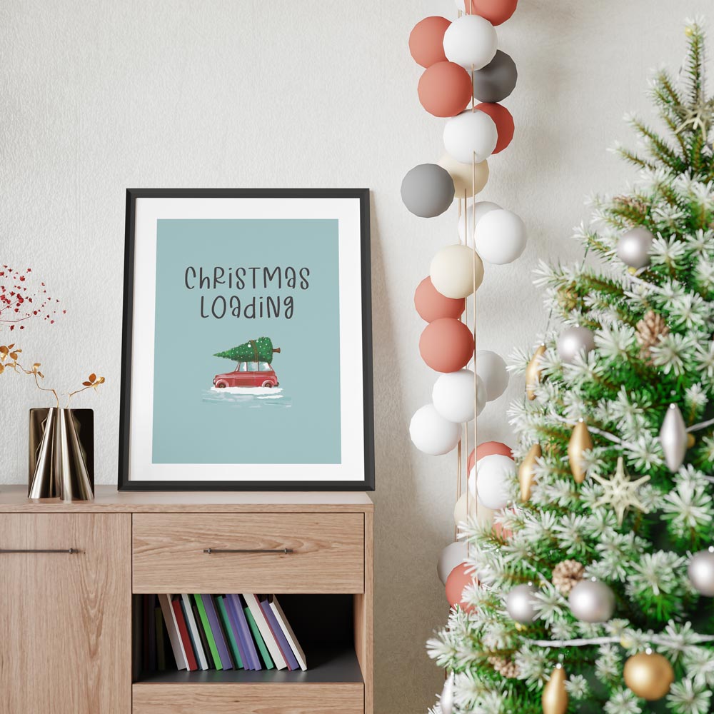 Poster Natalizio Christmas Loading
