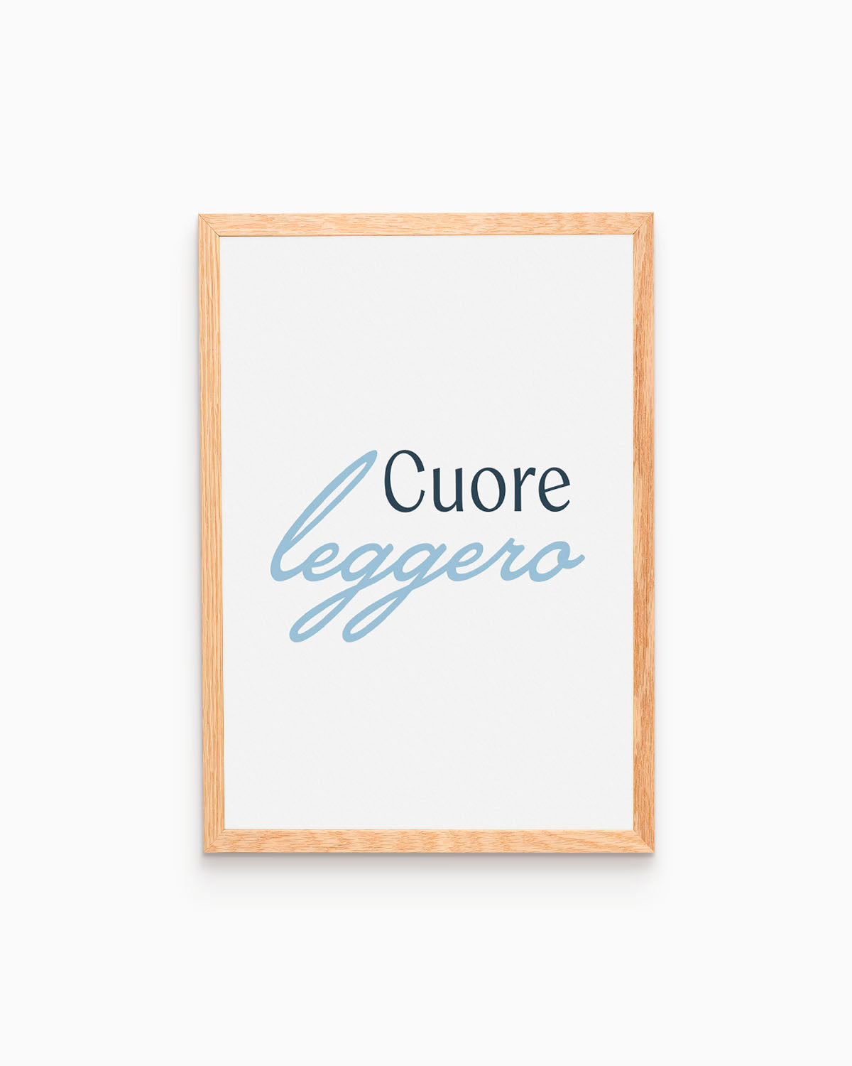 Poster Cuore leggero