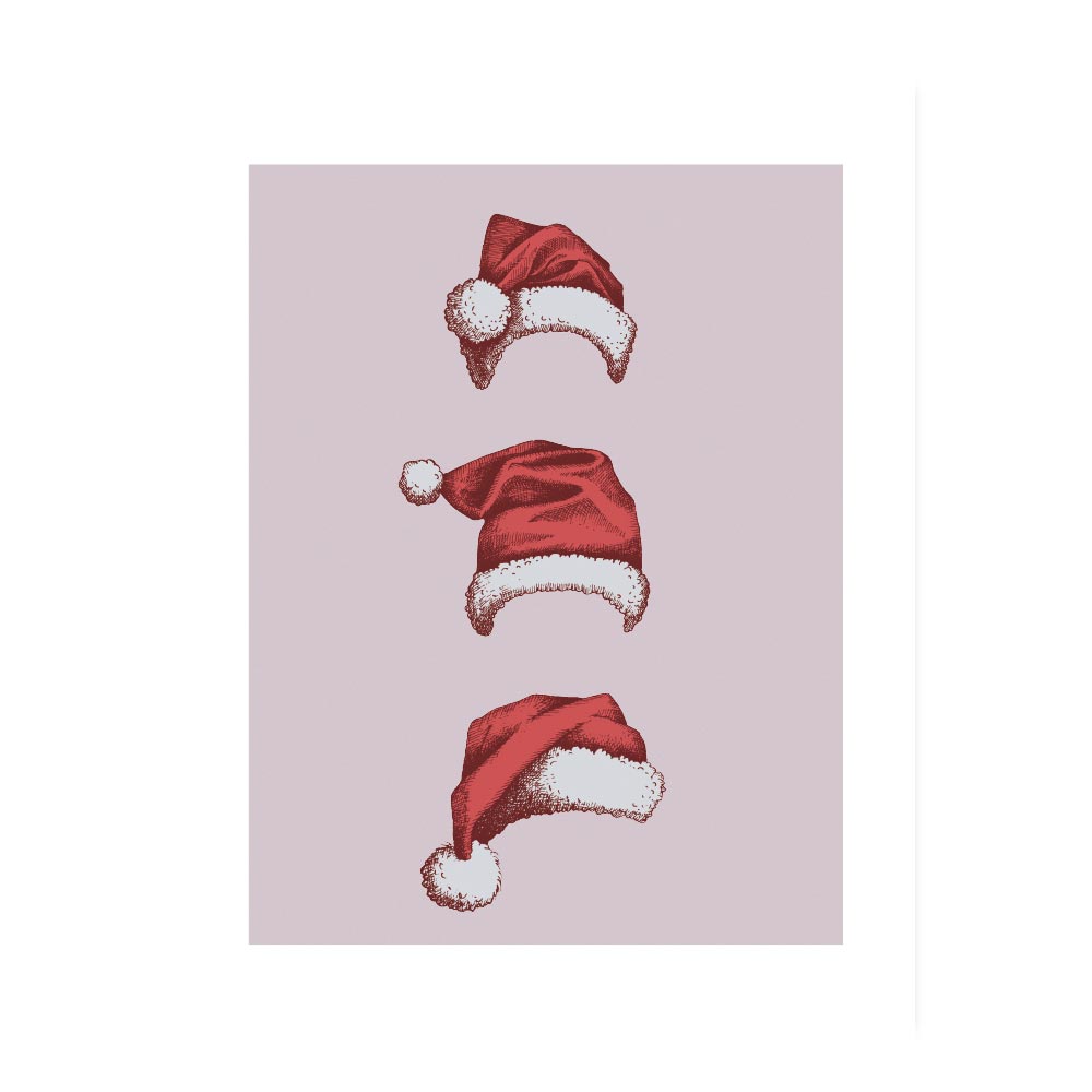 Poster Natalizio Christmas Hat