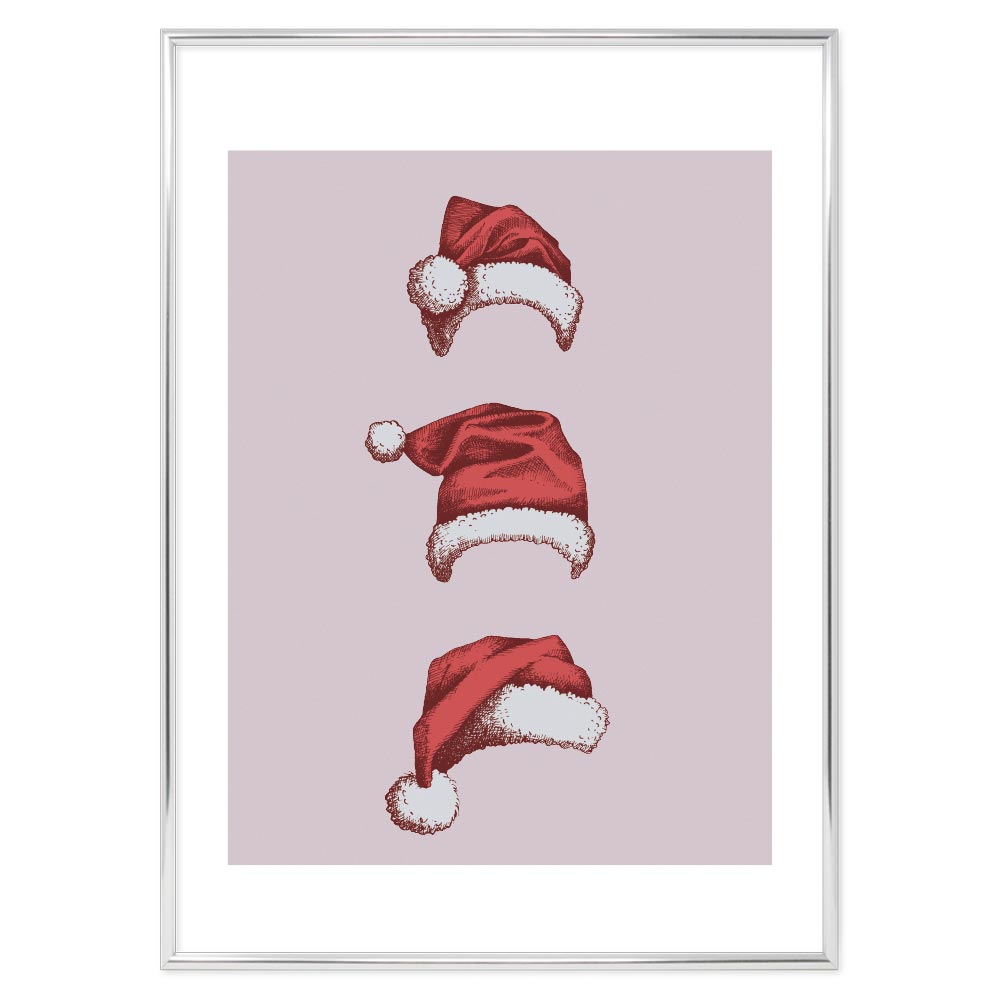 Poster Natalizio Christmas Hat