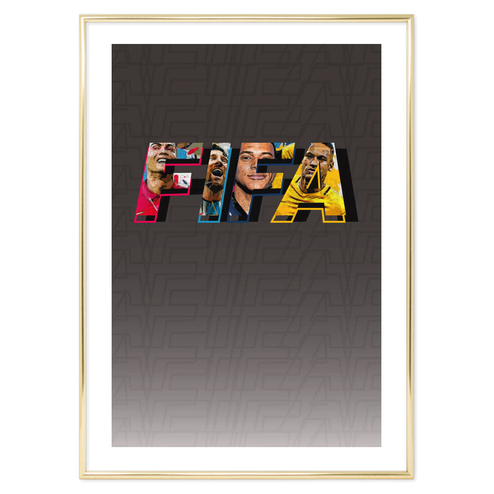 Poster Gaming Fifa Black