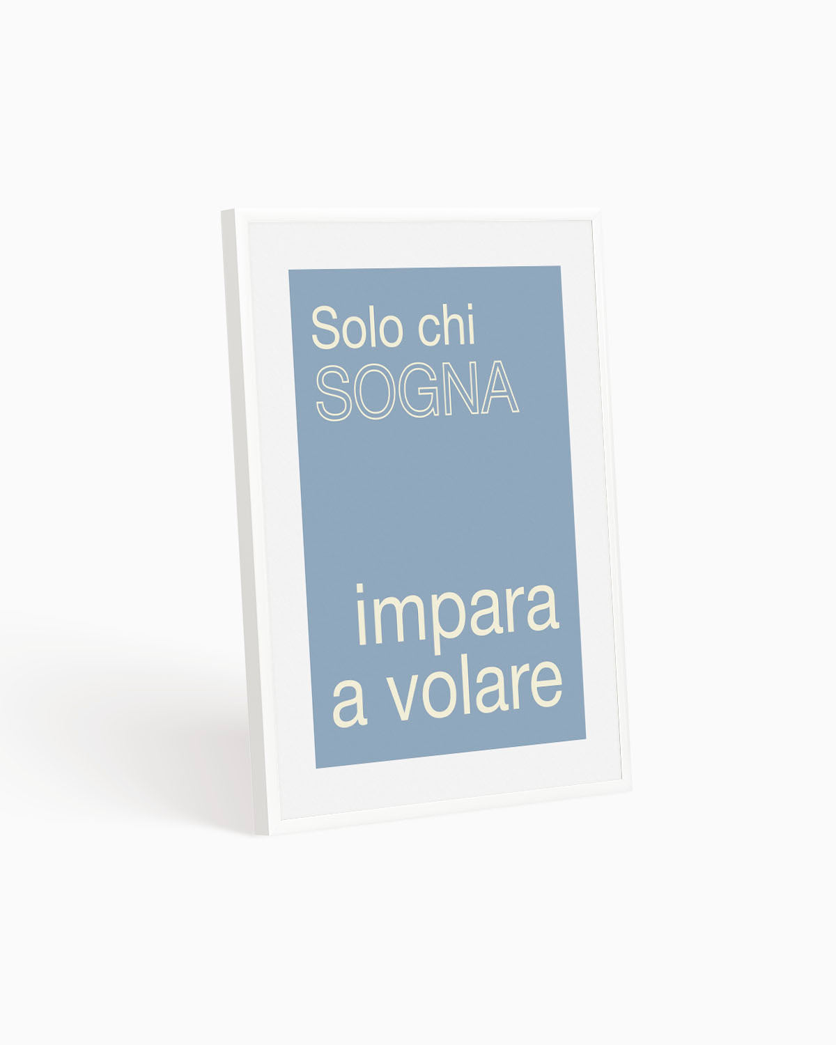 Poster Solo chi sogna impare a volare