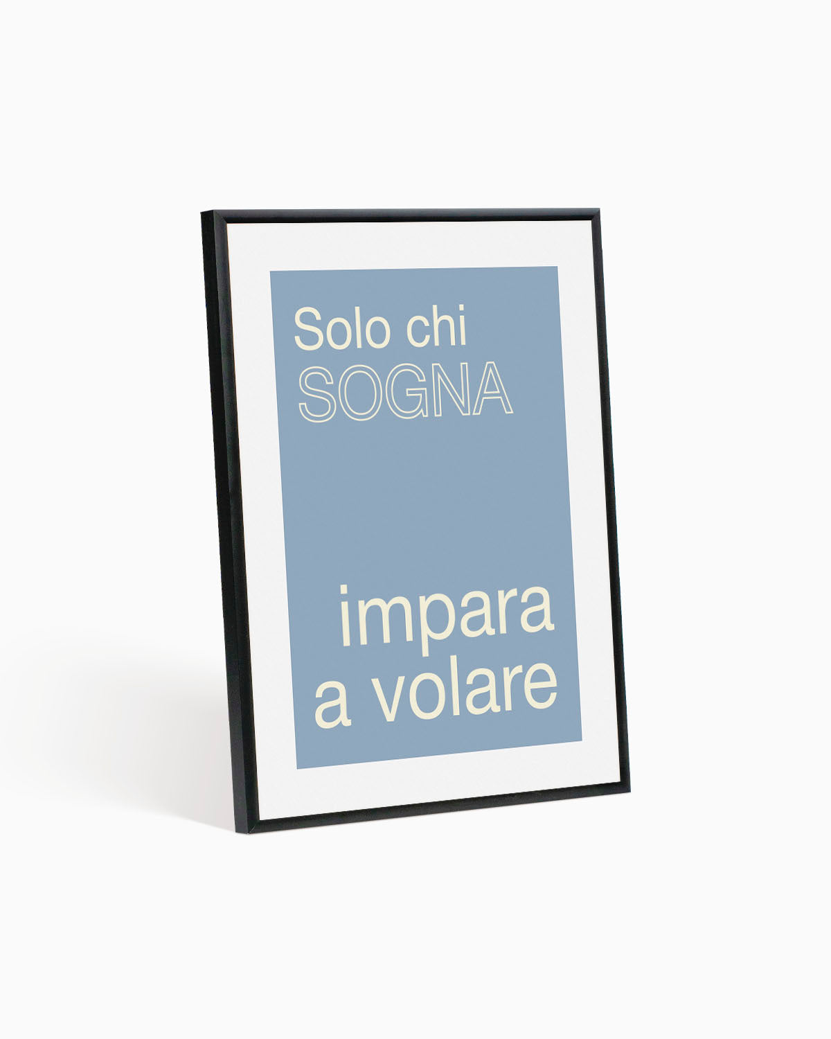 Poster Solo chi sogna impare a volare