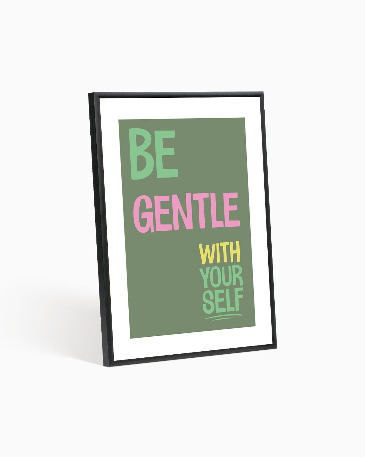 Poster Be Gentle With Yourself
