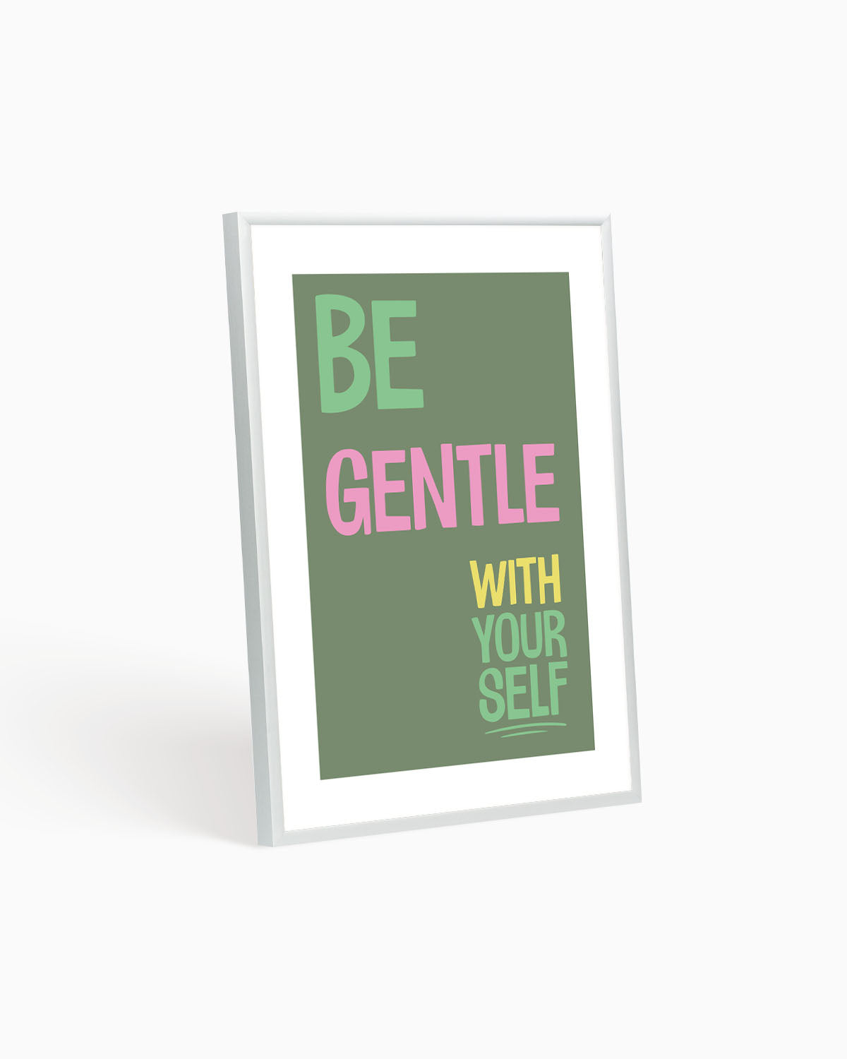 Poster Be Gentle With Yourself