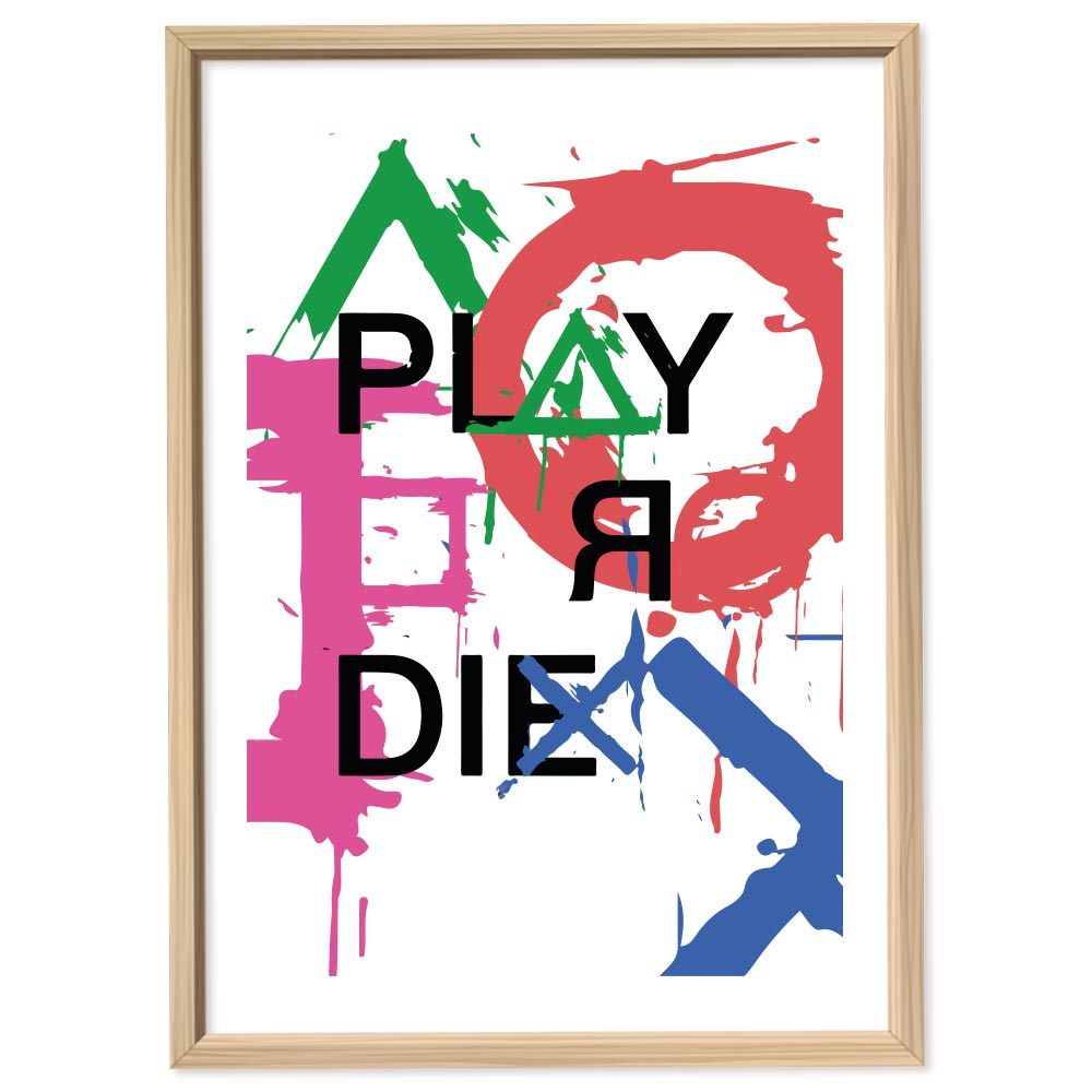 Poster Gaming Play or die