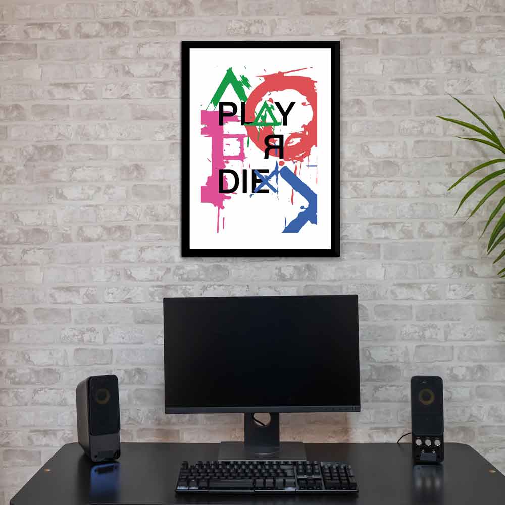 Poster Gaming Play or die