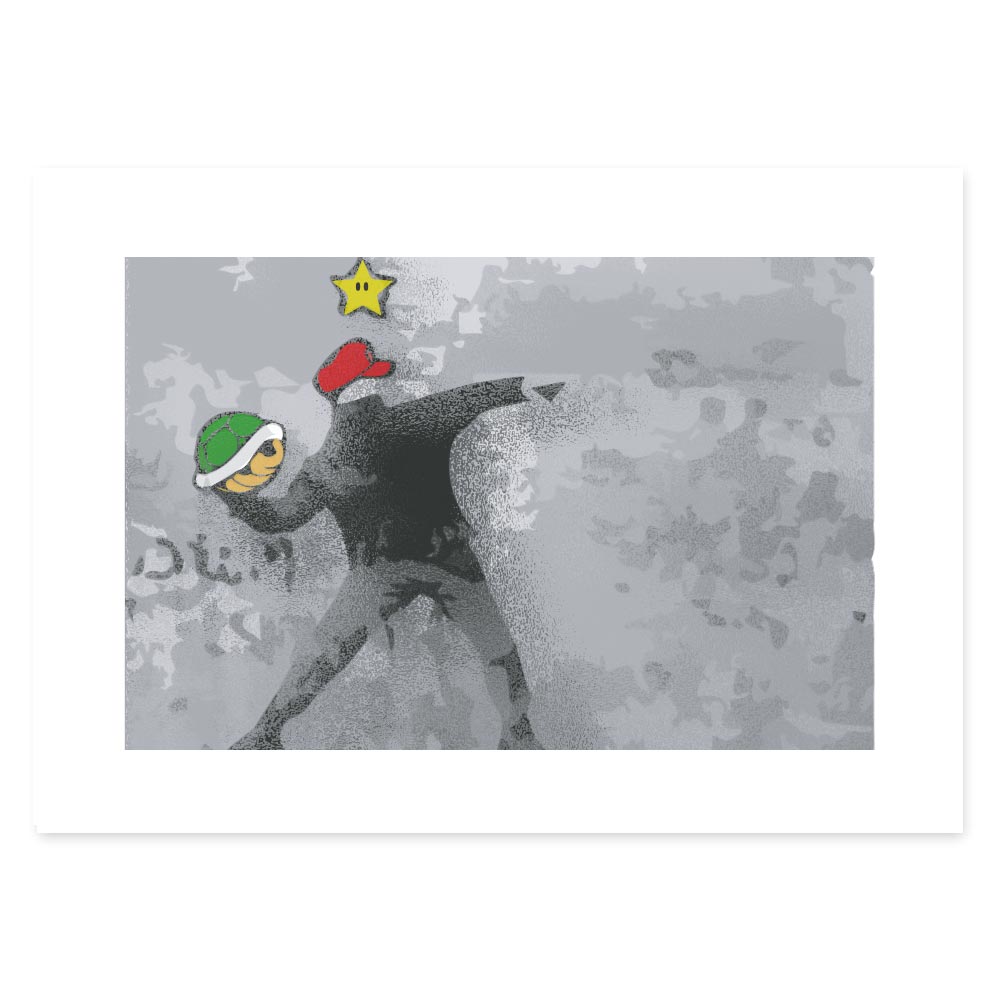 Poster Supermario Bansky