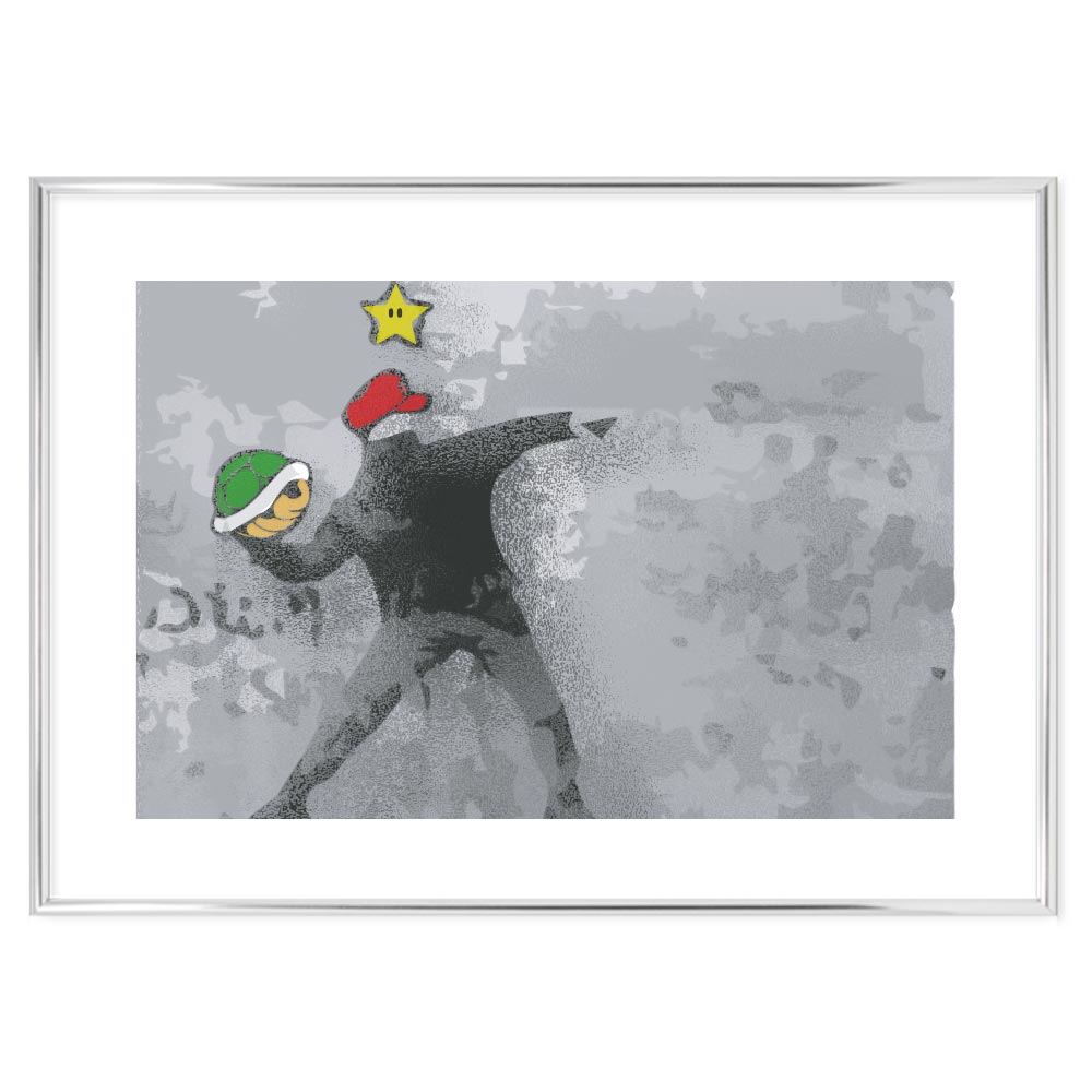 Poster Supermario Bansky