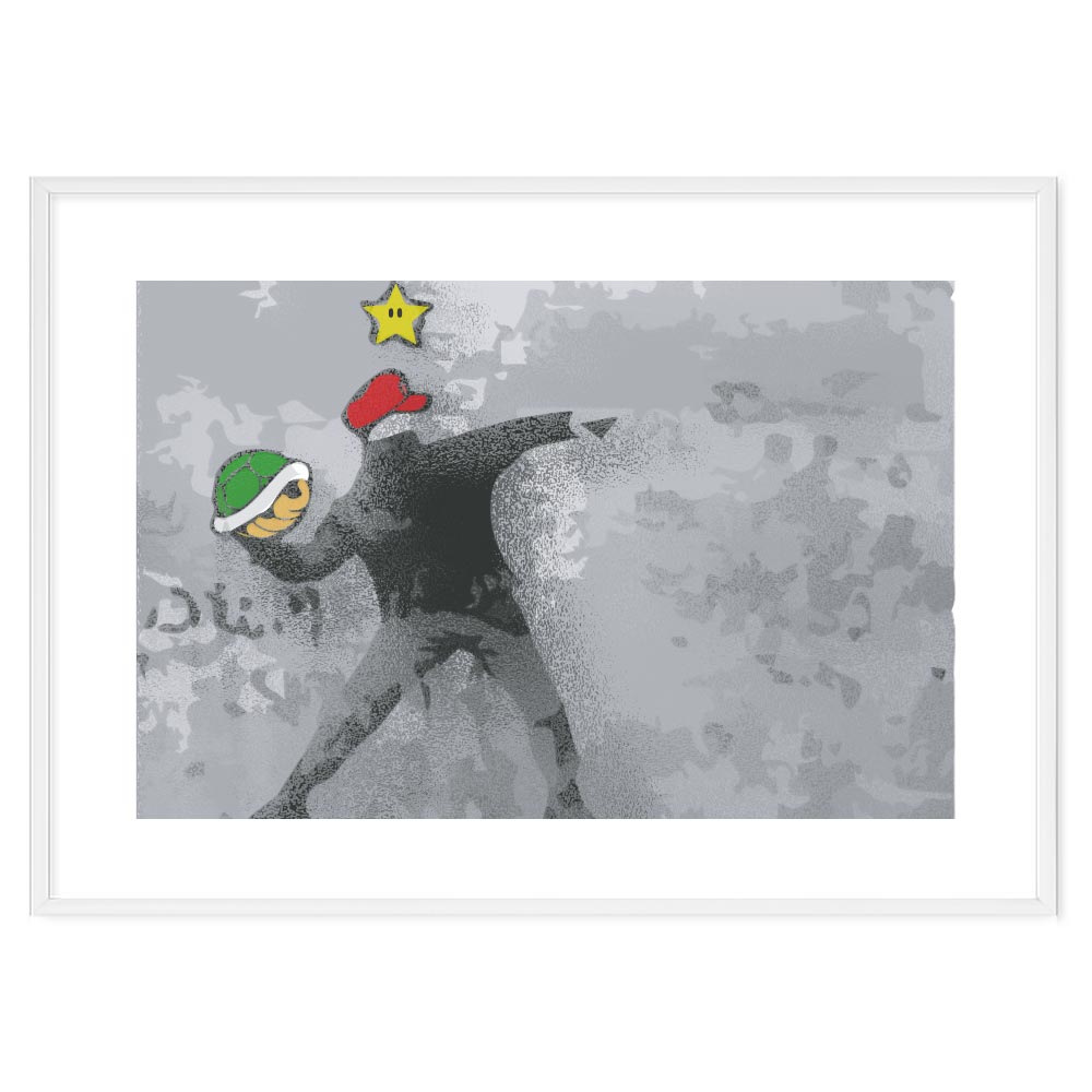 Poster Supermario Bansky