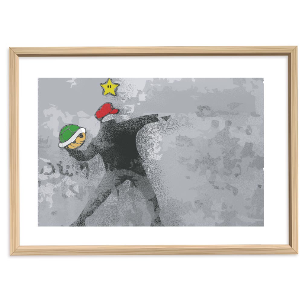 Poster Supermario Bansky