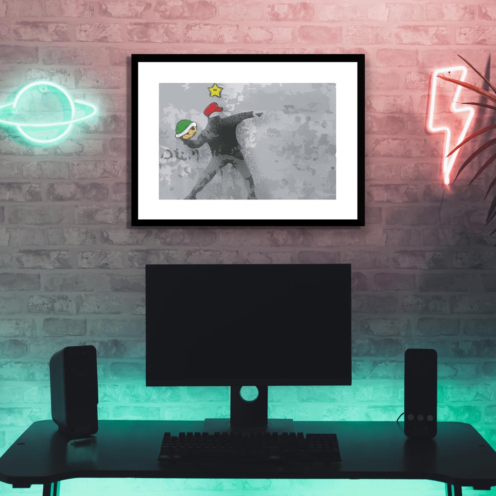Poster Supermario Bansky