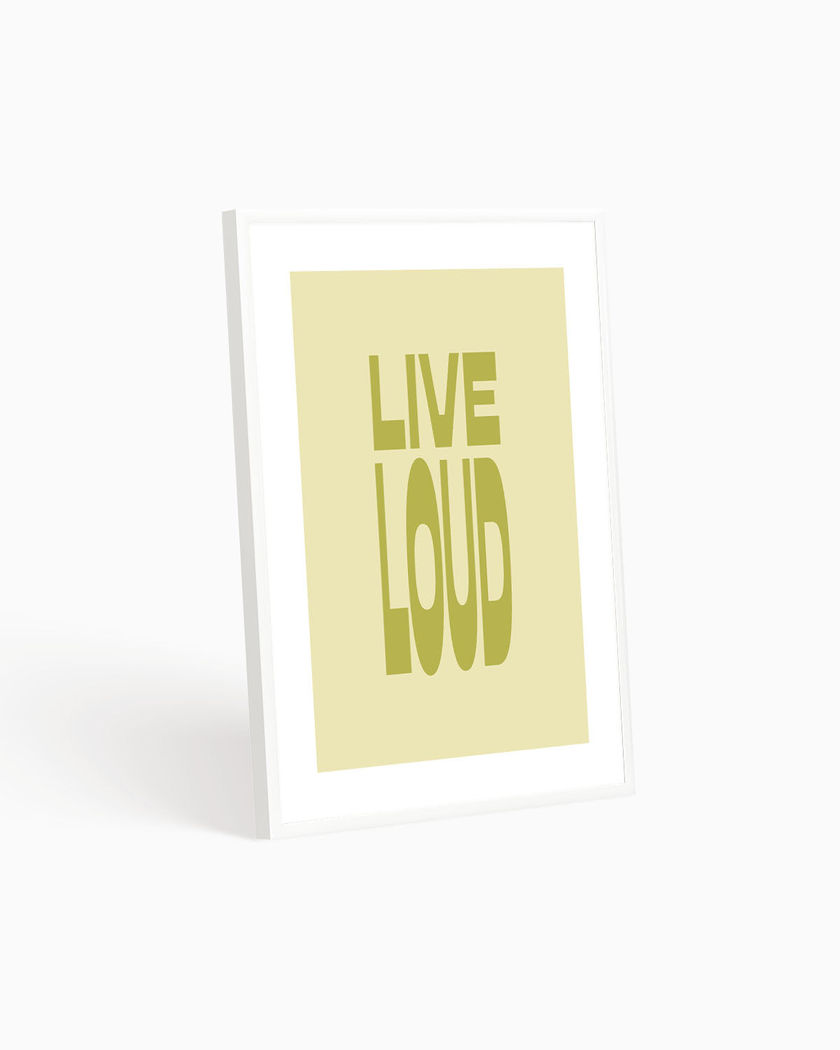 Poster Live Loud