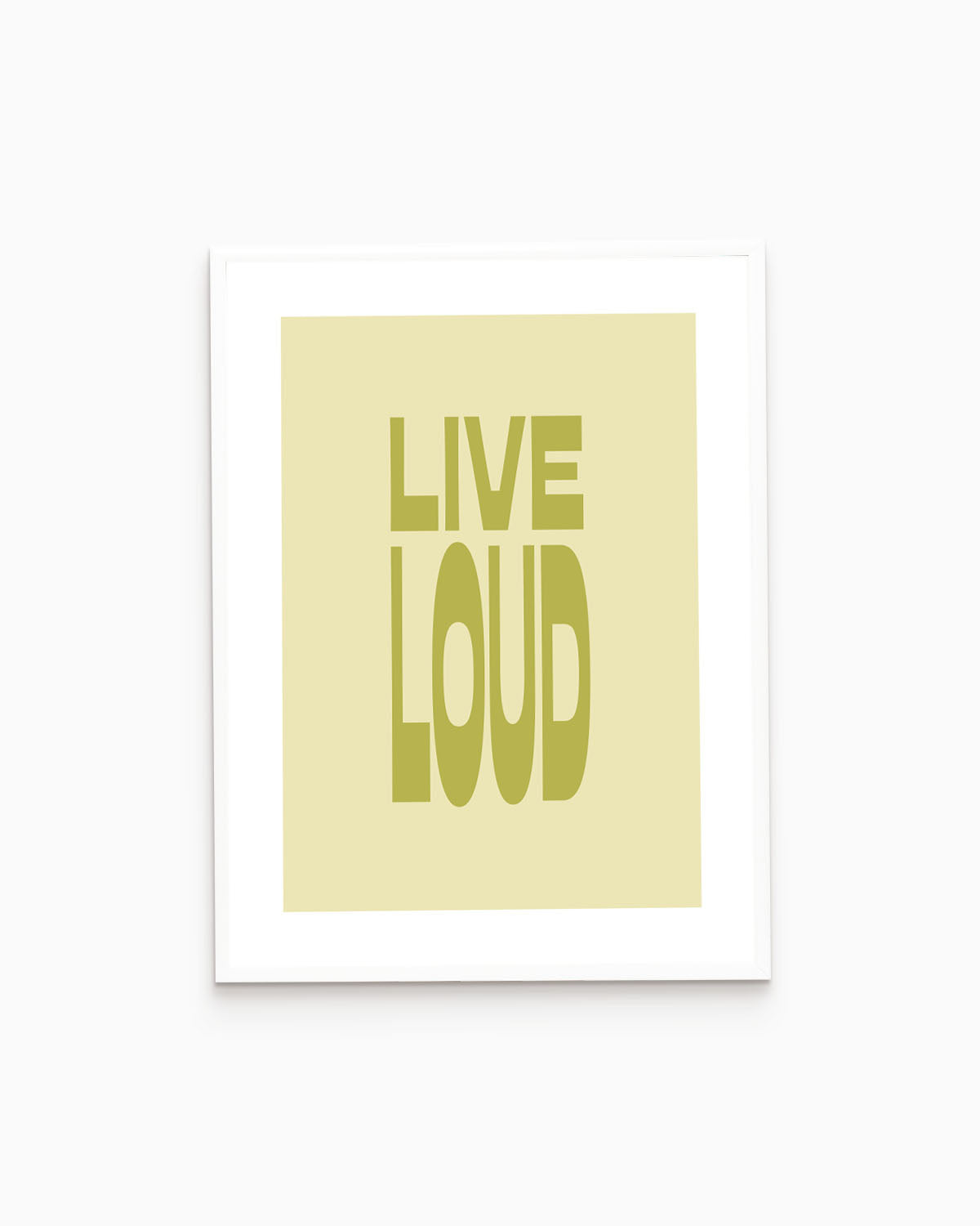 Poster Live Loud