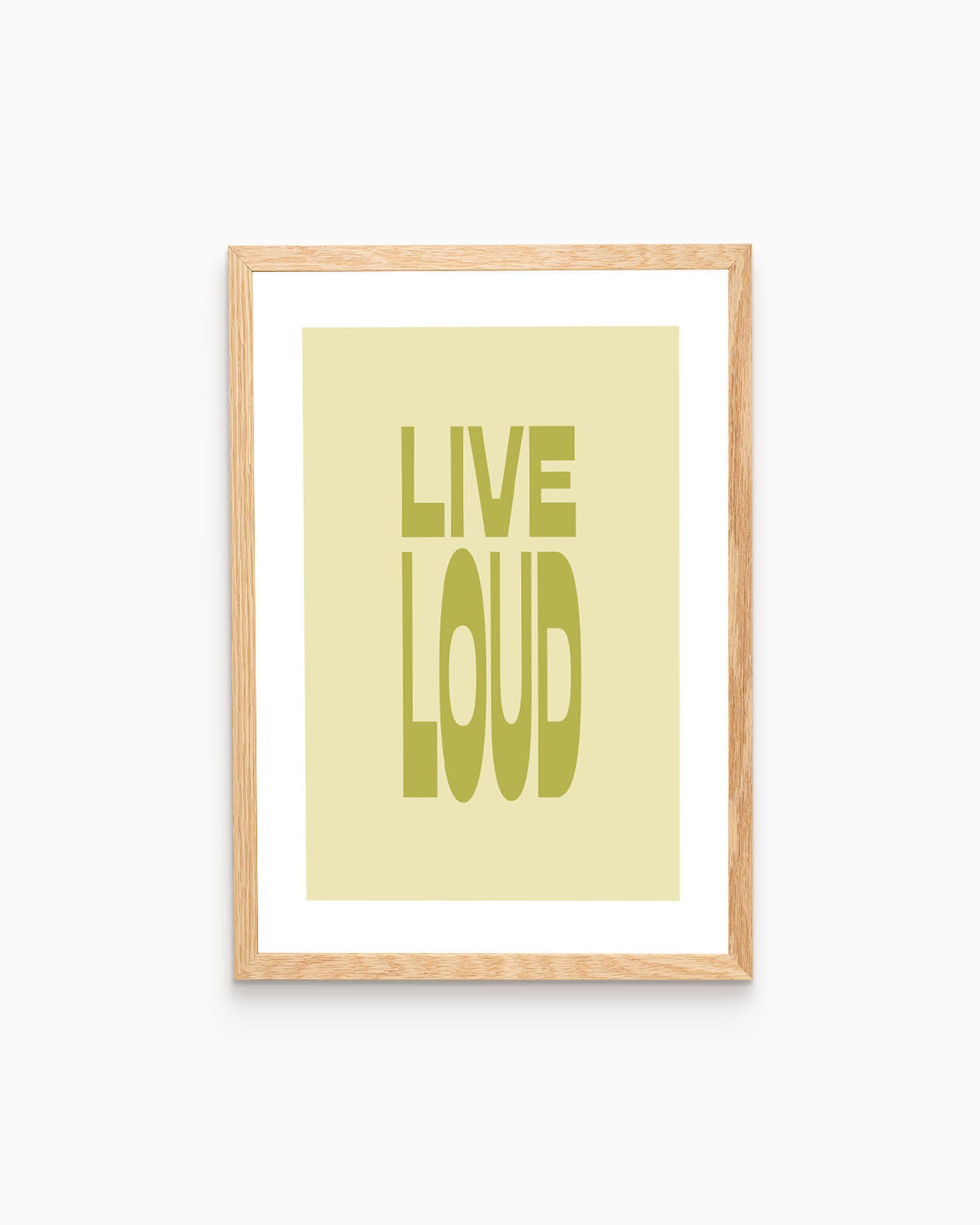 Poster Live Loud