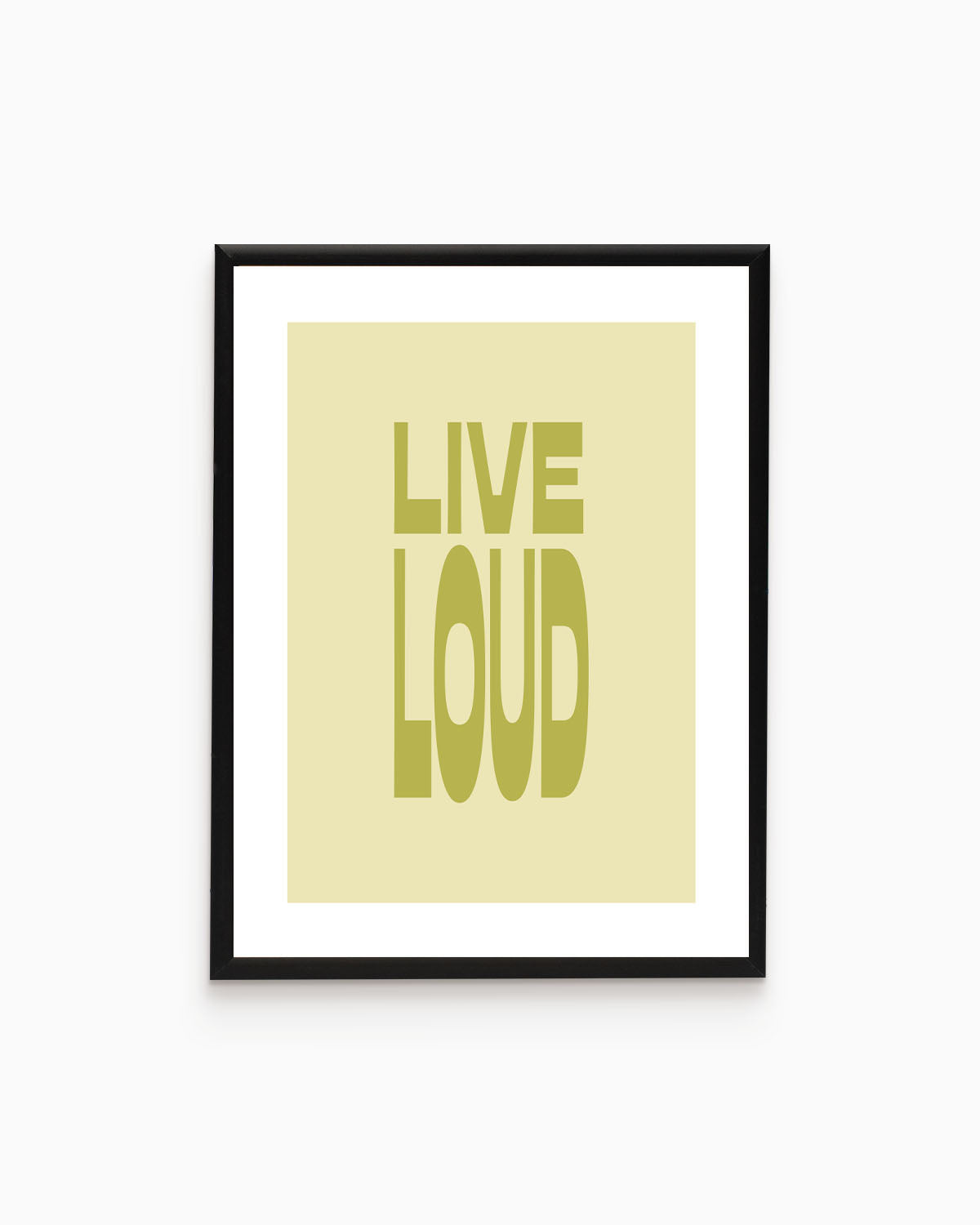 Poster Live Loud