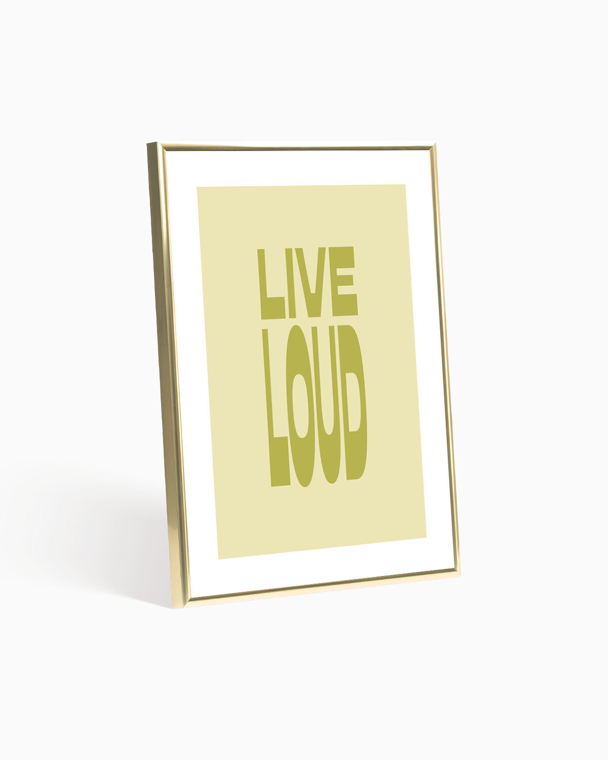 Poster Live Loud