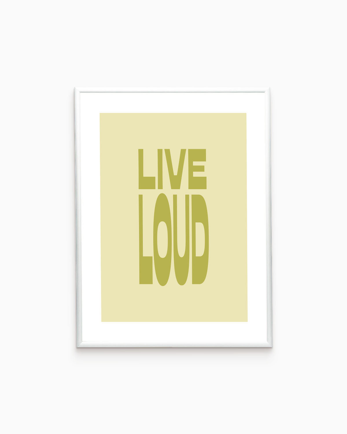Poster Live Loud