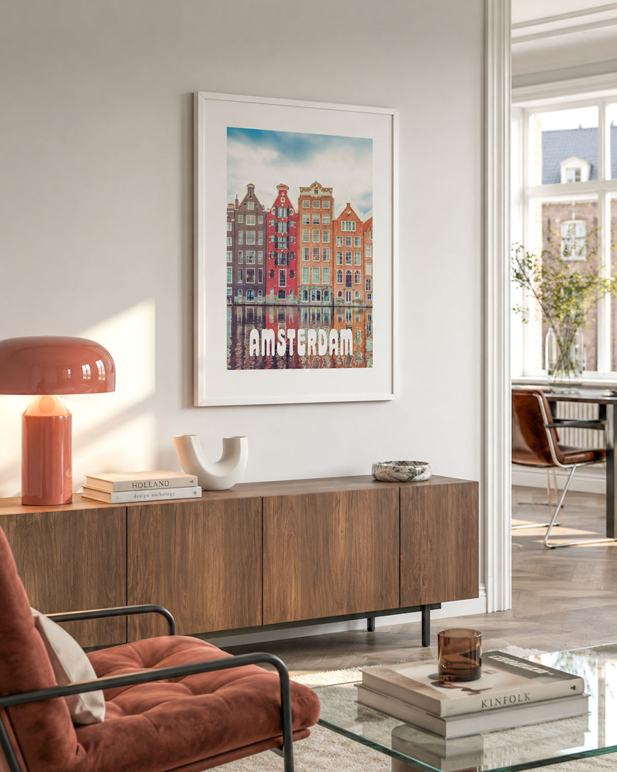 Poster city artistic Amsterdam