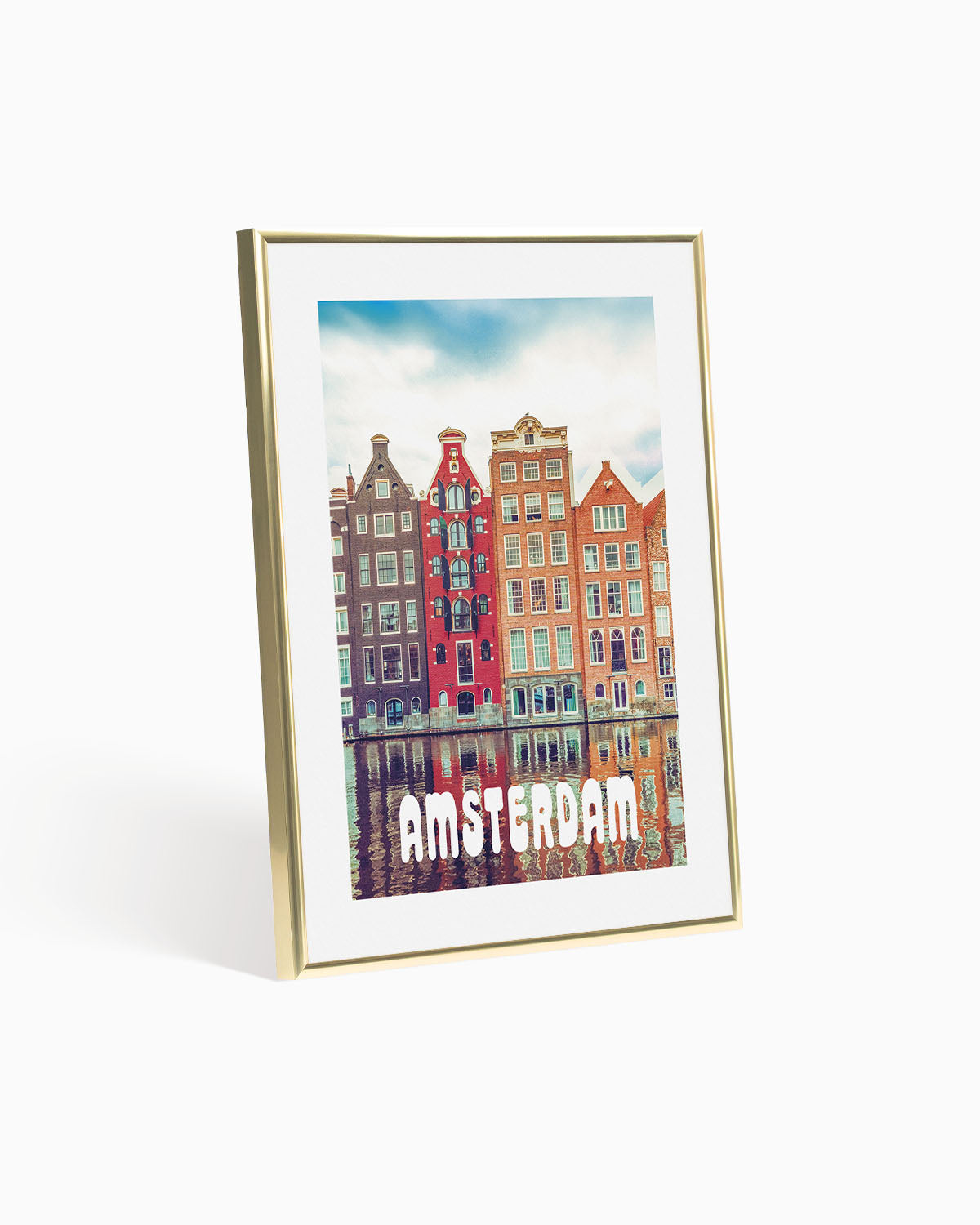 Poster city artistic Amsterdam