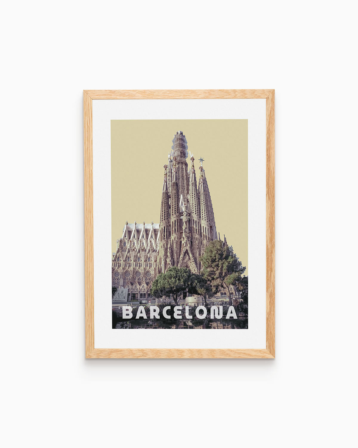 Poster city artistic Barcellona