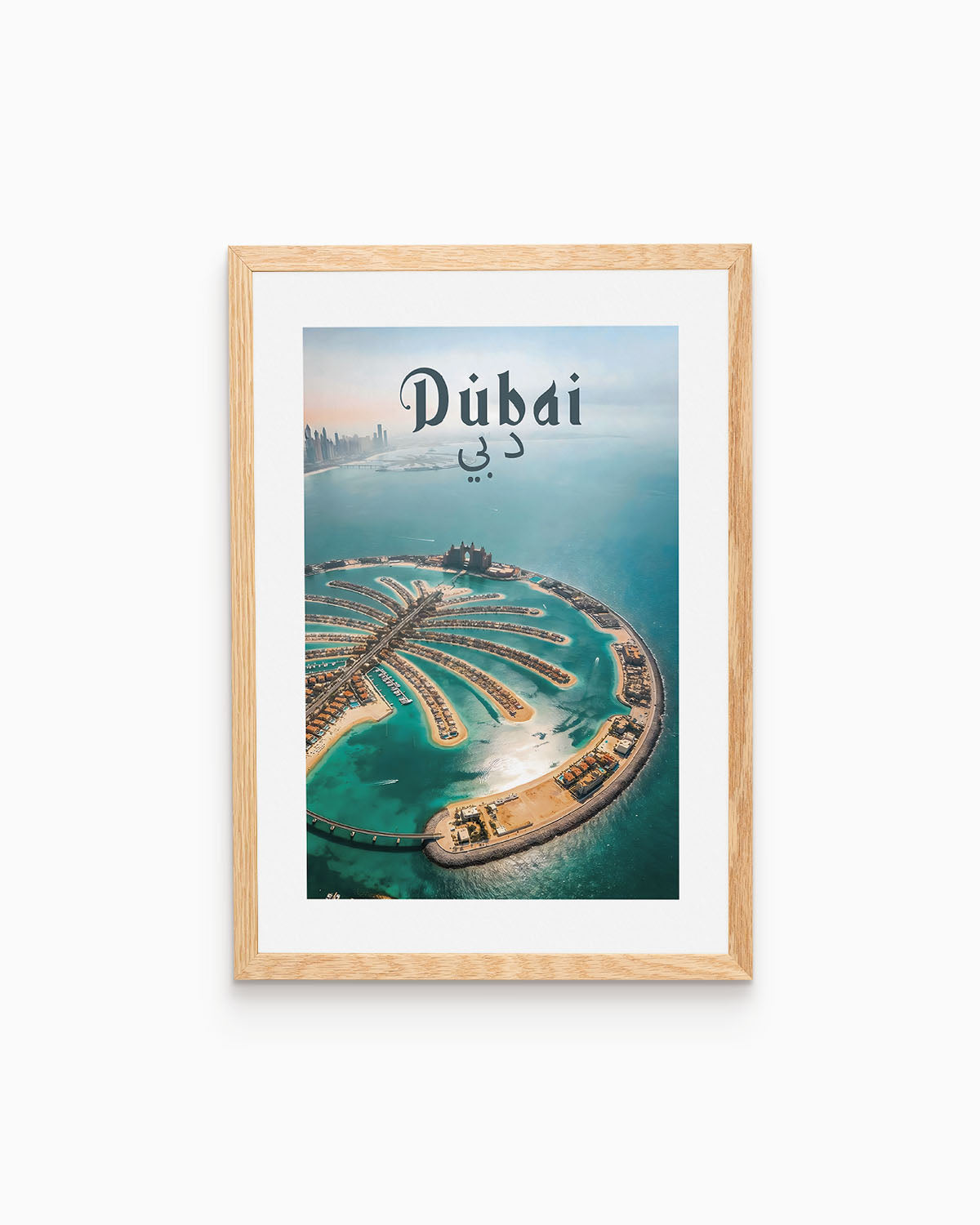Poster city artistic Dubai