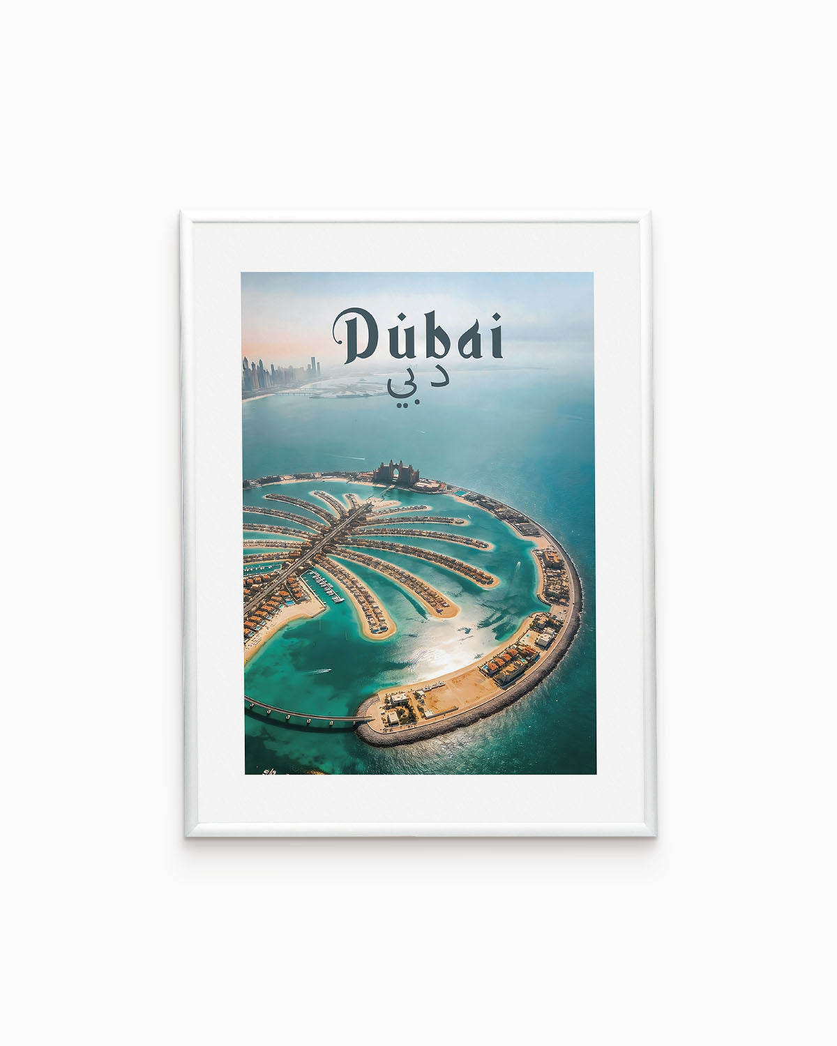 Poster city artistic Dubai