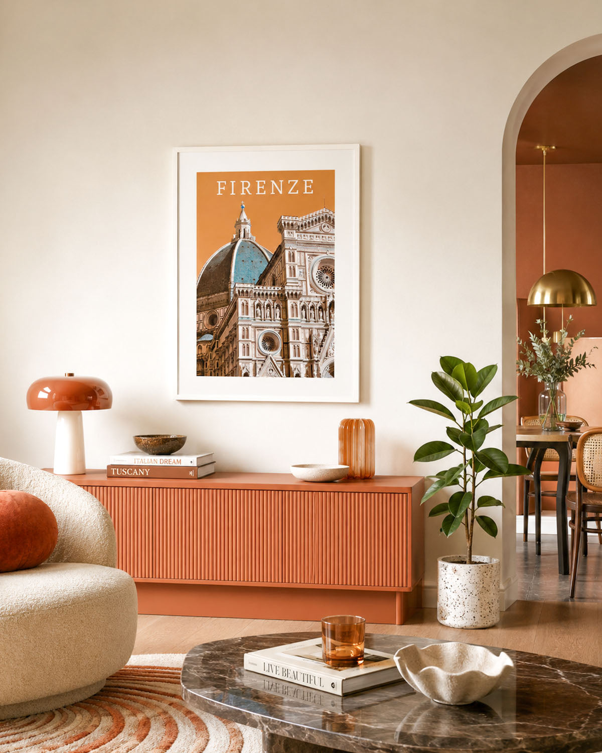 Poster city artistic Firenze