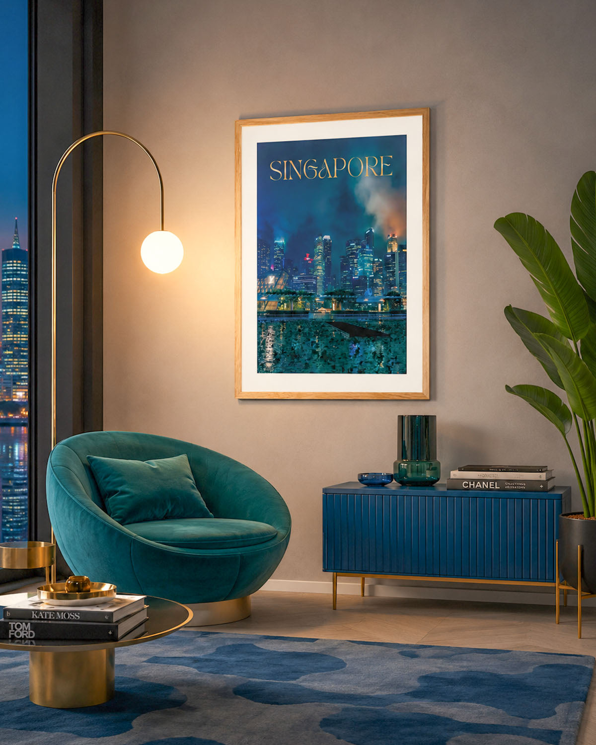Poster city Singapore