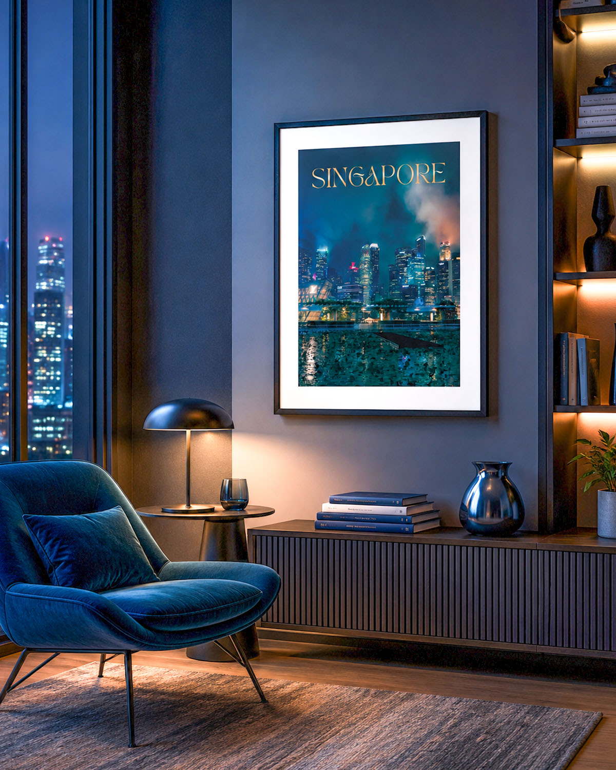Poster city Singapore