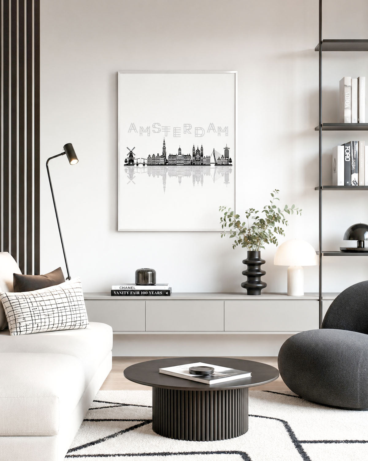 Poster Skyline Amsterdam