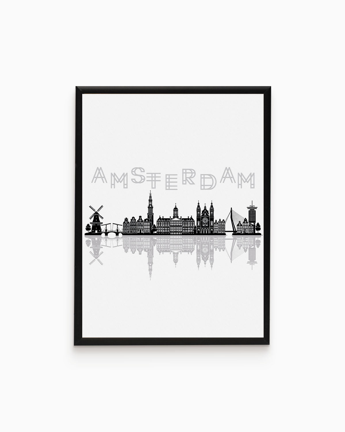 Poster Skyline Amsterdam