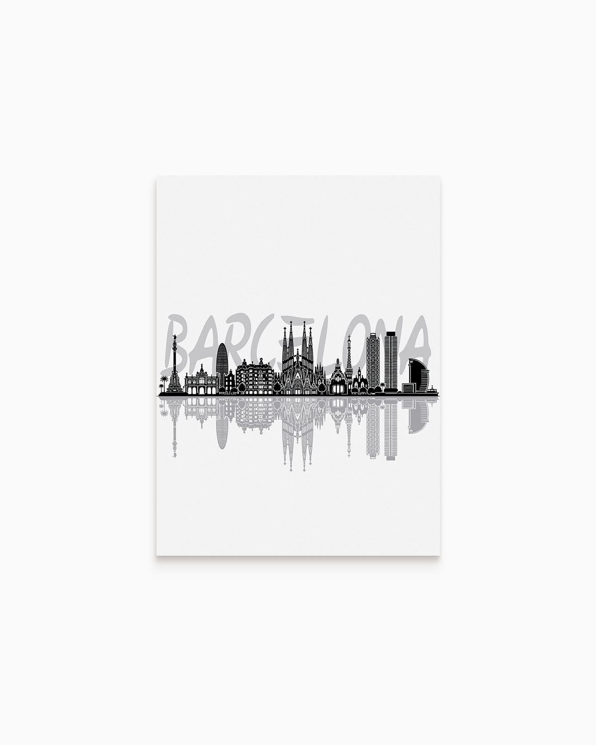 Poster Skyline Barcellona